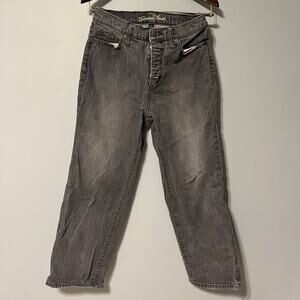 Vintage Grey Straight-Leg Jeans